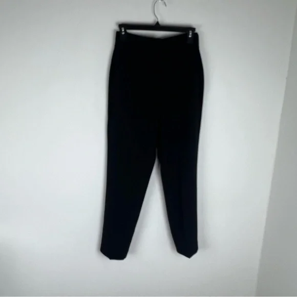 Aritzia Babaton Black Creased High Rise Trousers Pants Size 2 - Picture 4 of 9